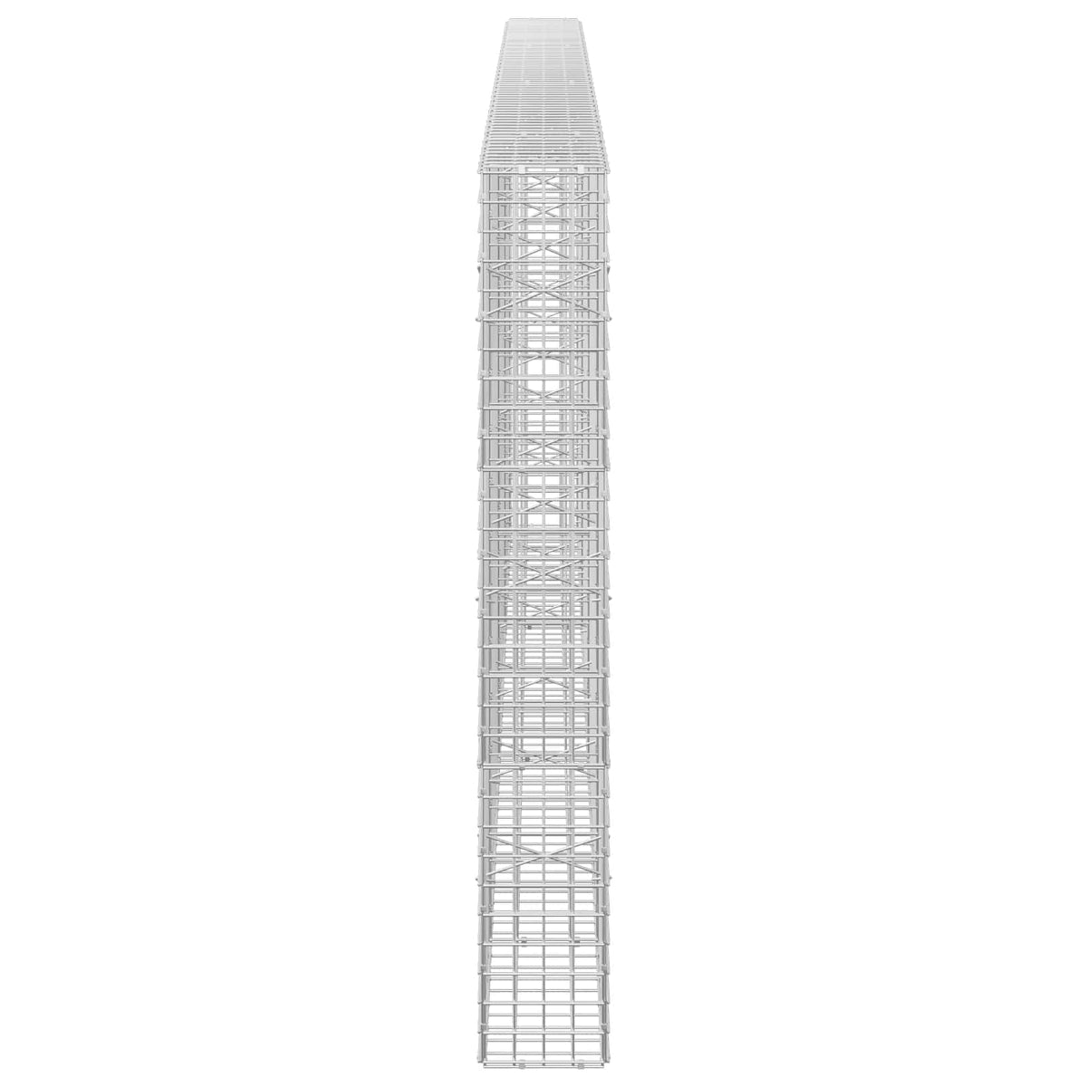 Γκαμπιόν με σύρμα 5 mm και πλέγμα 5x5 cm 350x20x150 εκ