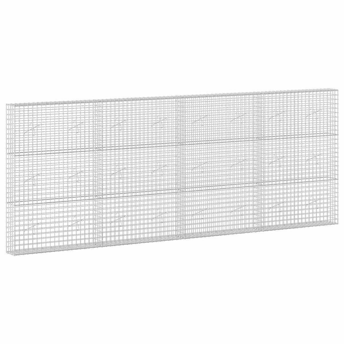 Γκαμπιόν με σύρμα 5 mm και πλέγμα 5x5 cm 400x20x150 εκ