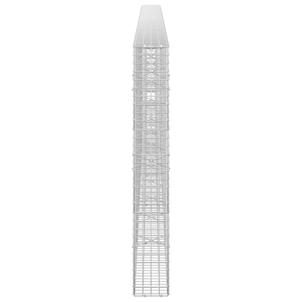 Γκαμπιόν με σύρμα 5 mm και πλέγμα 5x5 cm 500x20x150 εκ - Pakobazaar