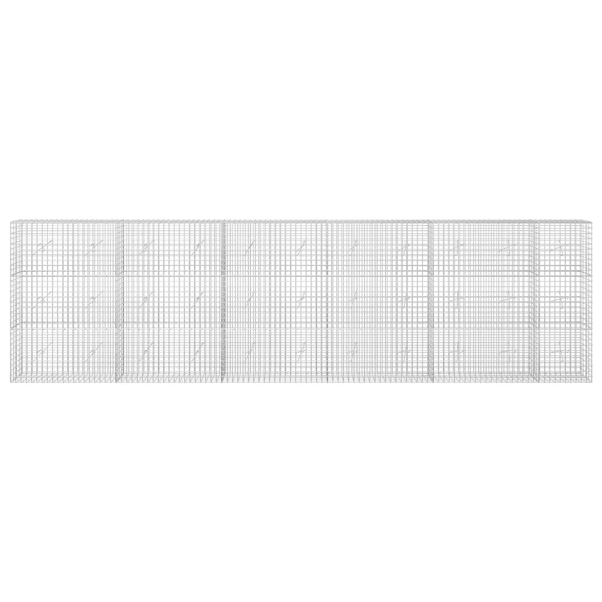 Γκαμπιόν με σύρμα 5 mm και πλέγμα 5x5 cm 550x20x150 εκ