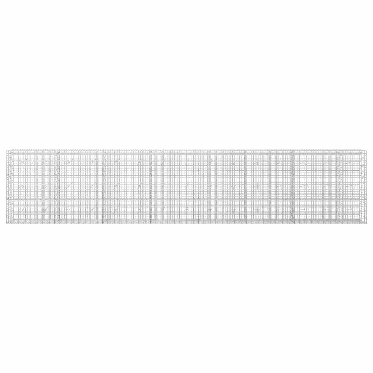 Γκαμπιόν με σύρμα 5 mm και πλέγμα 5x5 cm 750x20x150 εκ
