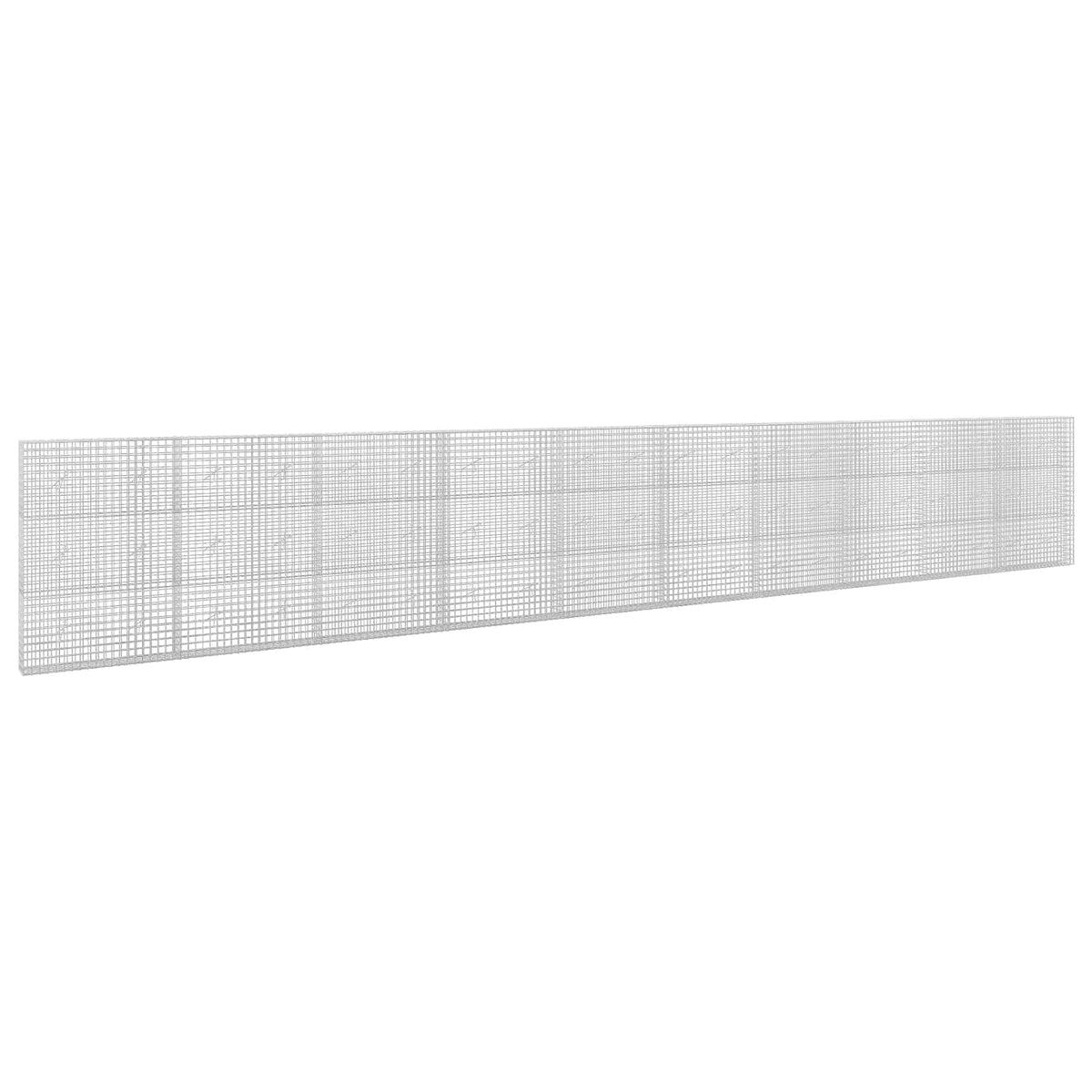 Γκαμπιόν με σύρμα 5 mm και πλέγμα 5x5 cm 1000x20x150 εκ - Pakobazaar
