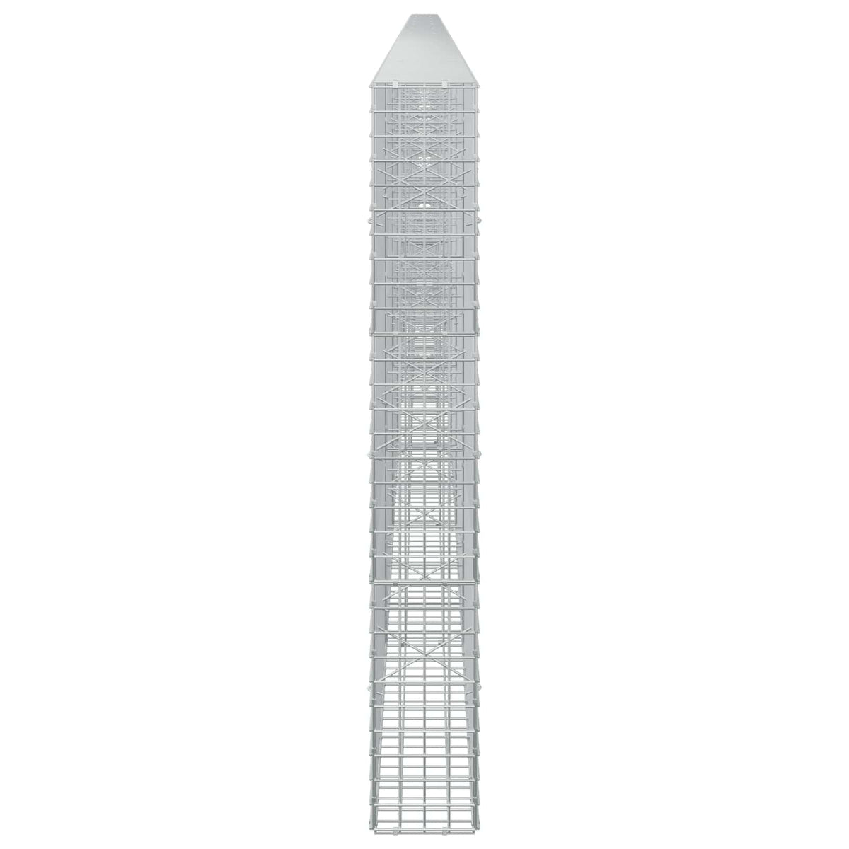 Γκαμπιόν με σύρμα 5 mm και πλέγμα 5x5 cm 1000x20x150 εκ - Pakobazaar
