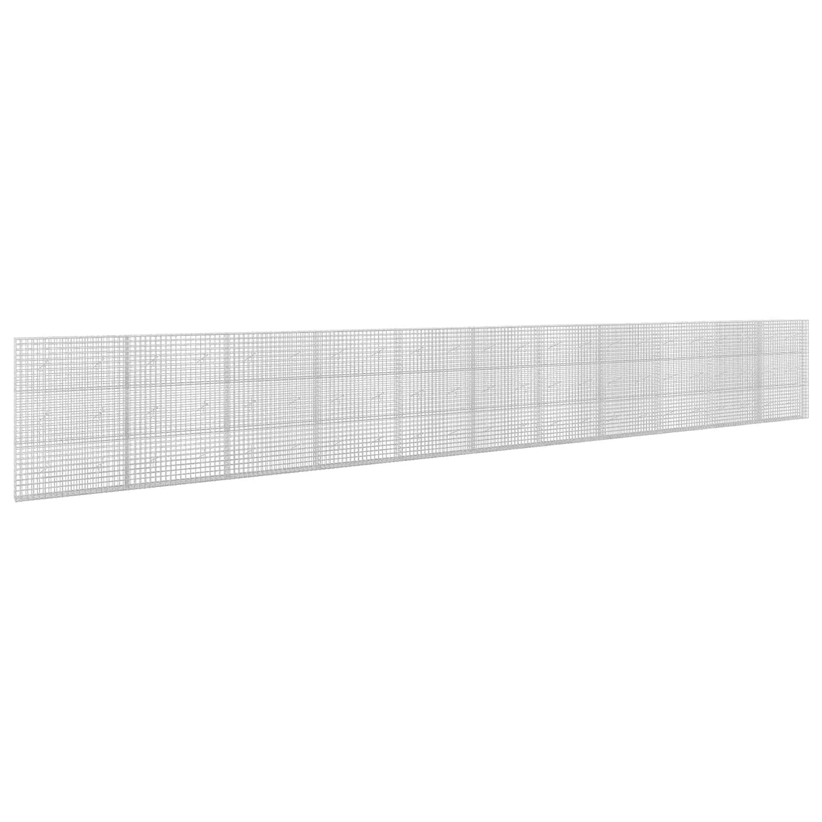 Γκαμπιόν με σύρμα 5 mm και πλέγμα 5x5 cm 1100x20x150 εκ - Pakobazaar