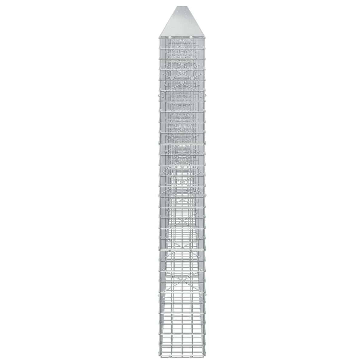 Γκαμπιόν με σύρμα 5 mm και πλέγμα 5x5 cm 1150x20x150 εκ - Pakobazaar