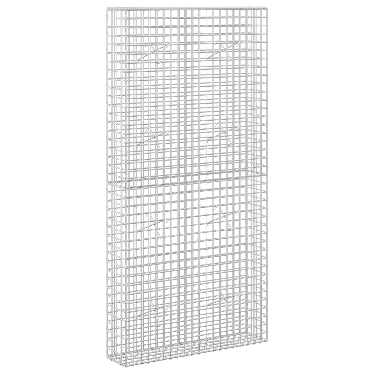 Γκαμπιόν με σύρμα 5 mm και πλέγμα 5x5 cm 100x20x200 εκ - Pakobazaar