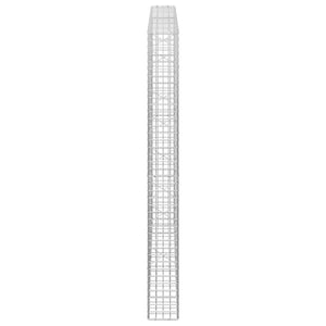 Γκαμπιόν με σύρμα 5 mm και πλέγμα 5x5 cm 100x20x200 εκ - Pakobazaar
