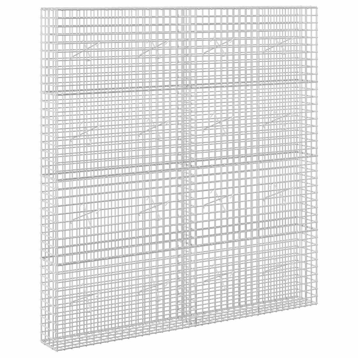 Γκαμπιόν με σύρμα 5 mm και πλέγμα 5x5 cm 200x20x200 εκ - Pakobazaar