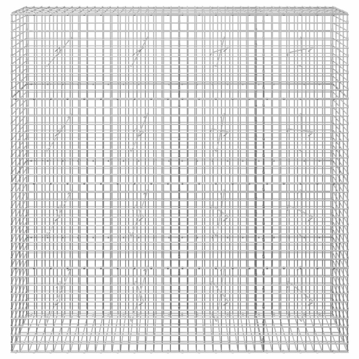 Γκαμπιόν με σύρμα 5 mm και πλέγμα 5x5 cm 200x20x200 εκ - Pakobazaar
