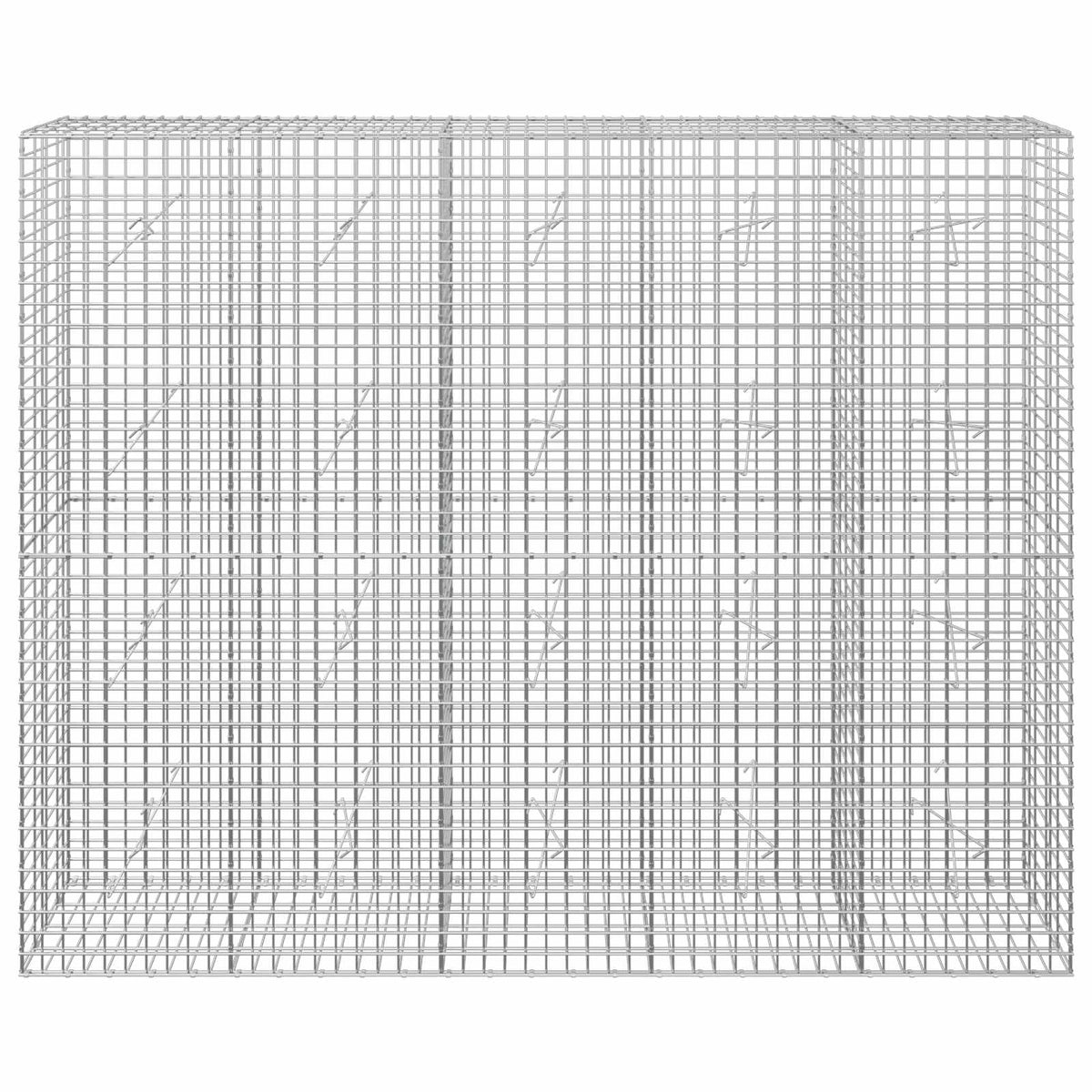 Γκαμπιόν με σύρμα 5 mm και πλέγμα 5x5 cm 250x20x200 εκ. - Pakobazaar