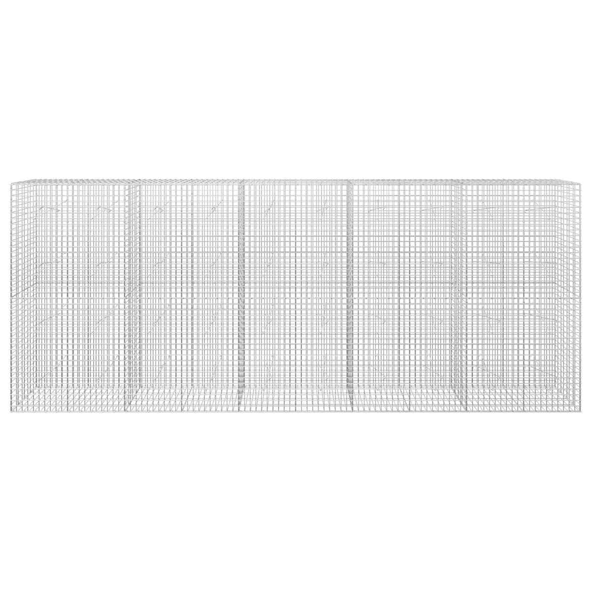 Γκαμπιόν με σύρμα 5 mm και πλέγμα 5x5 cm 500x20x200 εκ - Pakobazaar