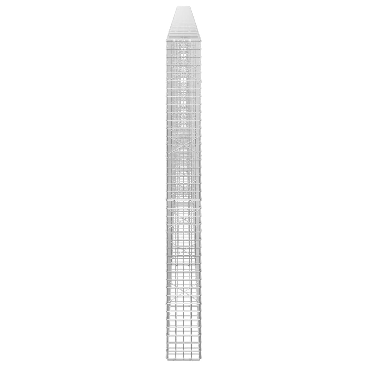 Γκαμπιόν με σύρμα 5 mm και πλέγμα 5x5 cm 500x20x200 εκ - Pakobazaar