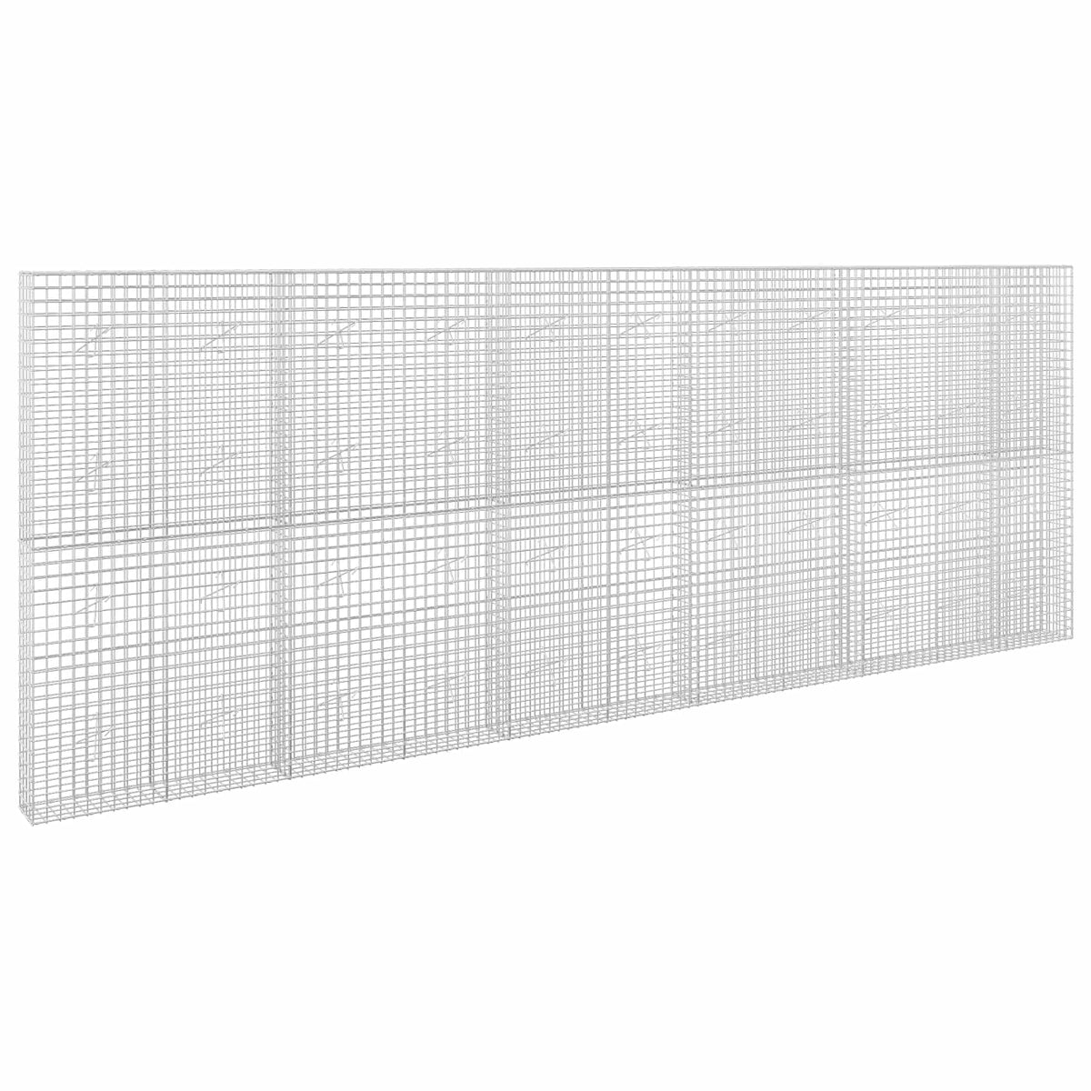Γκαμπιόν με σύρμα 5 mm και πλέγμα 5x5 cm 550x20x200 εκ - Pakobazaar