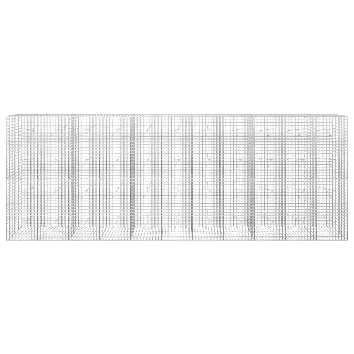 Γκαμπιόν με σύρμα 5 mm και πλέγμα 5x5 cm 550x20x200 εκ - Pakobazaar