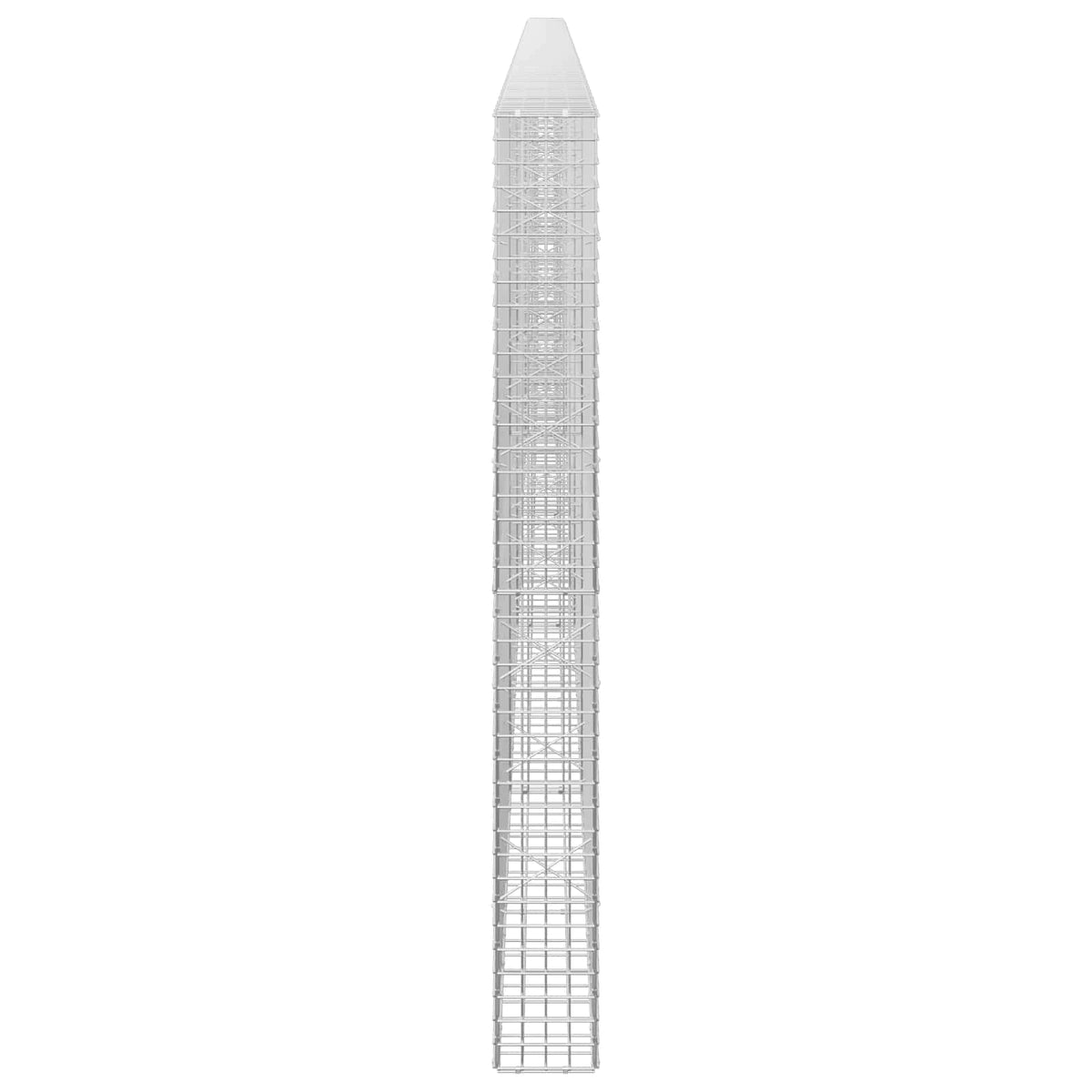 Γκαμπιόν με σύρμα 5 mm και πλέγμα 5x5 cm 550x20x200 εκ - Pakobazaar
