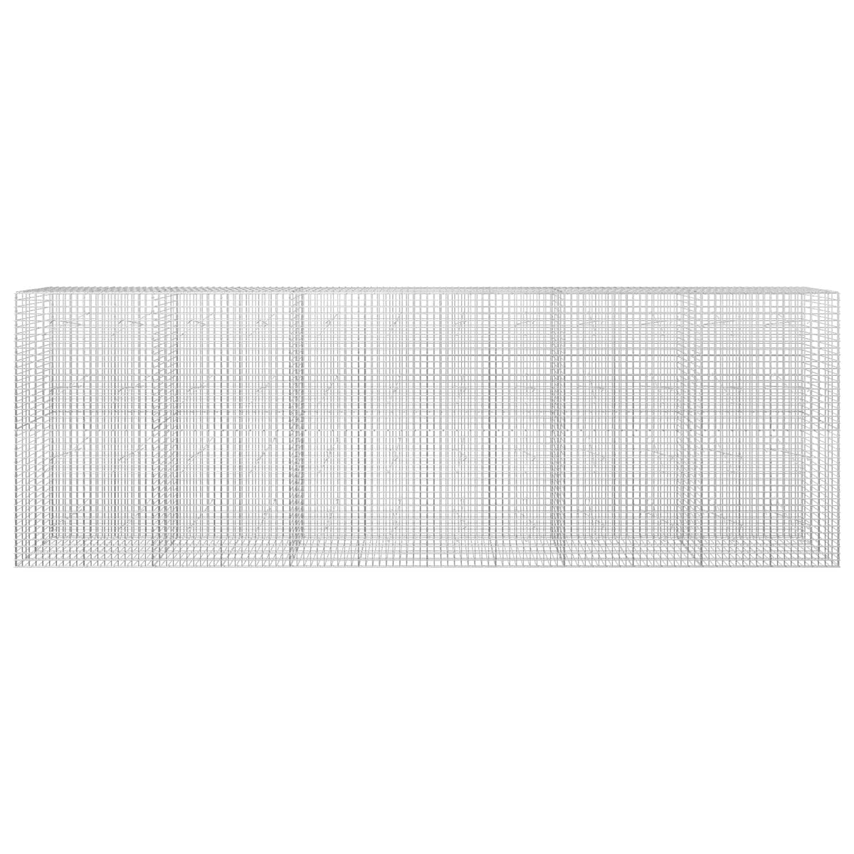 Γκαμπιόν με σύρμα 5 mm και πλέγμα 5x5 cm 600x20x200 εκ - Pakobazaar
