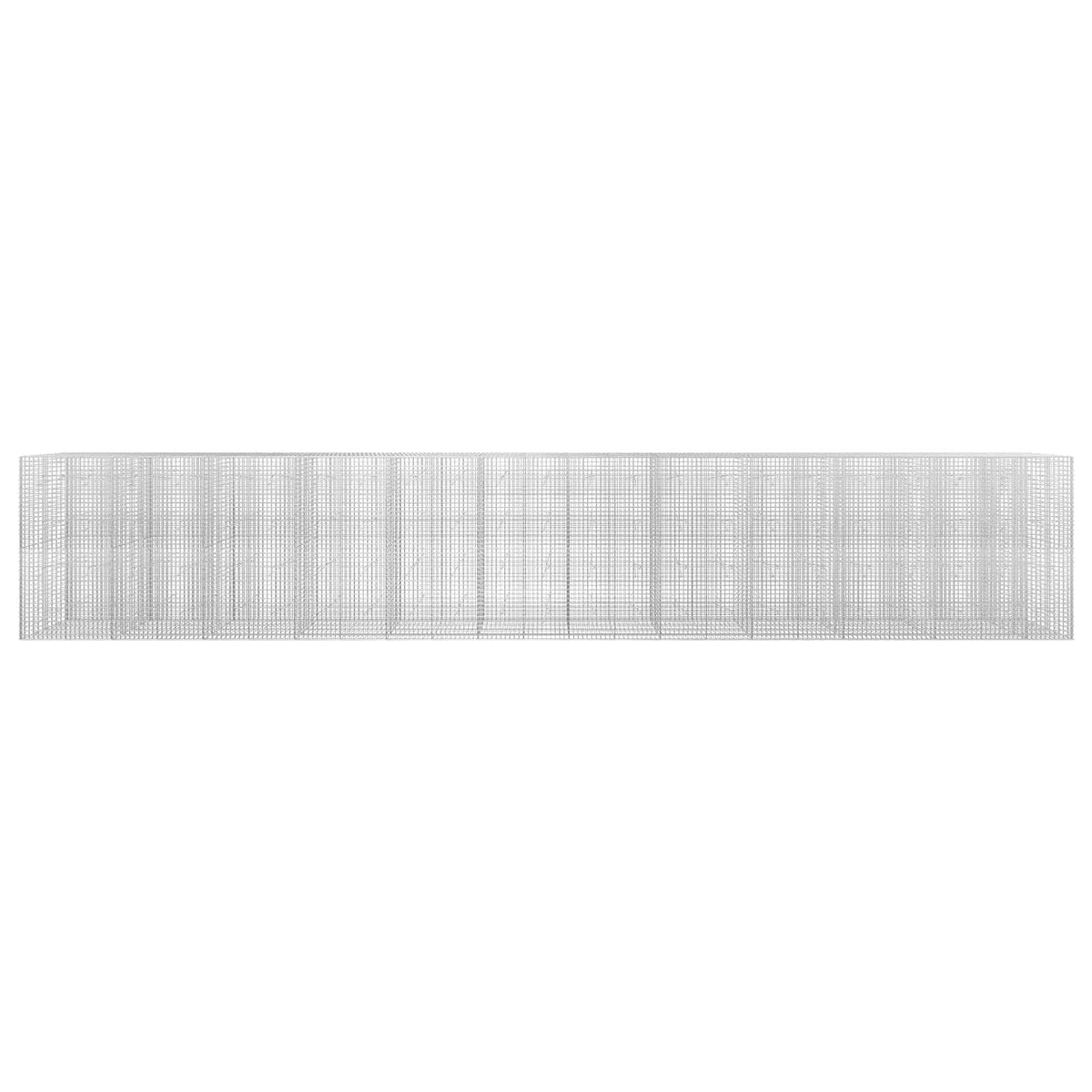 Γκαμπιόν με σύρμα 5 mm και πλέγμα 5x5 cm 1150x20x200 εκ - Pakobazaar