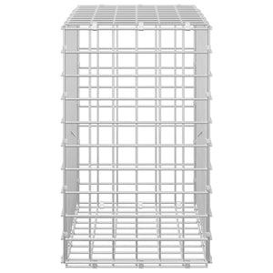 Γκαμπιόν με σύρμα 5 mm και πλέγμα 5x5 cm 50x30x50 εκ. - Pakobazaar