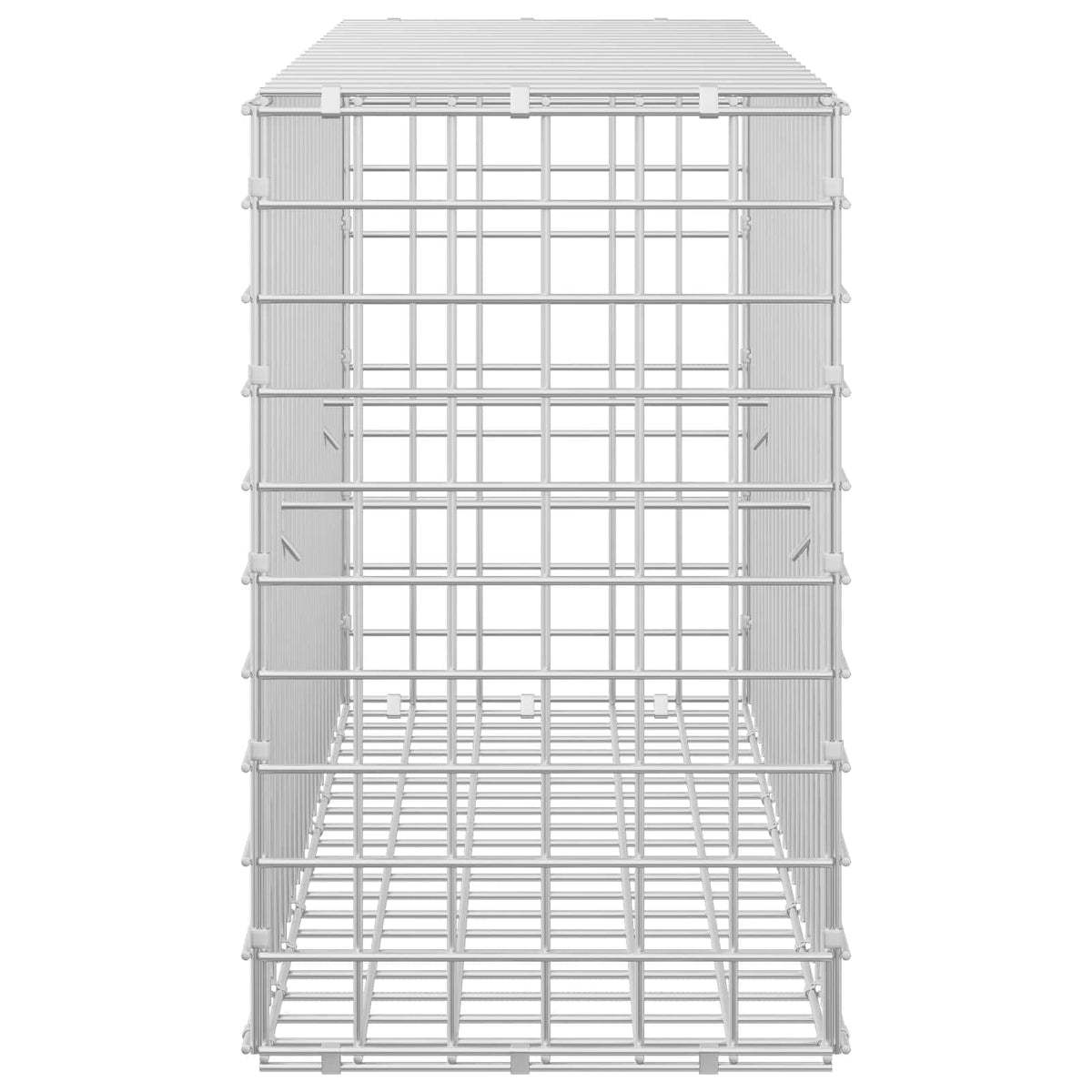 Γκαμπιόν με σύρμα 5 mm και πλέγμα 5x5 cm 100x30x50 εκ - Pakobazaar