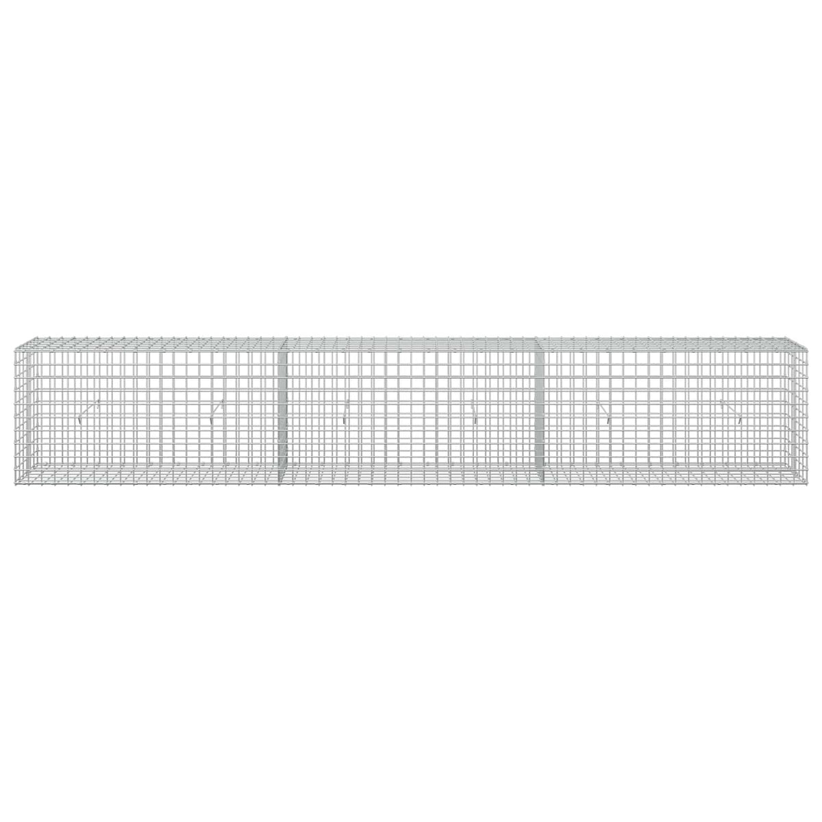Γκαμπιόν με σύρμα 5 mm και πλέγμα 5x5 cm 300x30x50 εκ - Pakobazaar