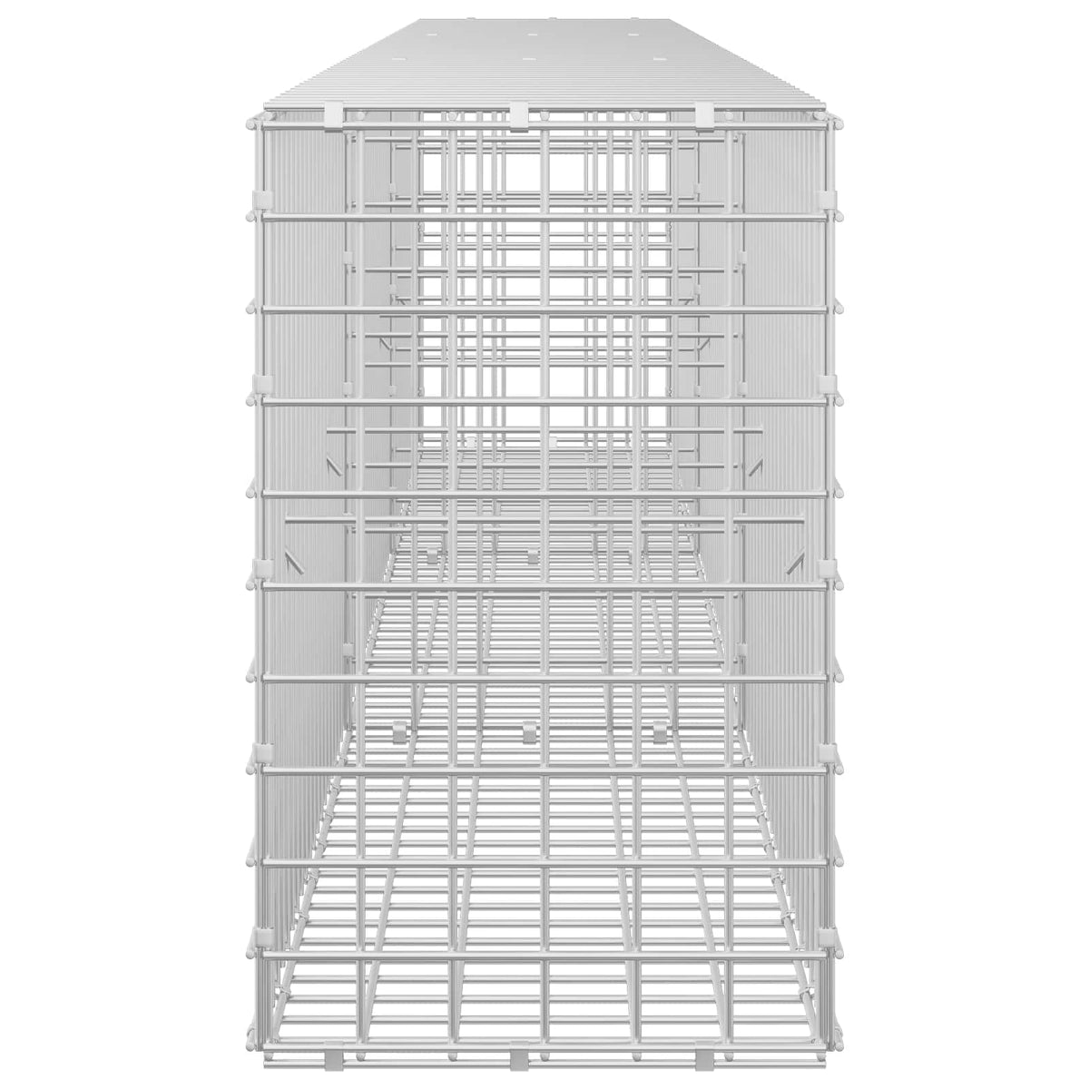 Γκαμπιόν με σύρμα 5 mm και πλέγμα 5x5 cm 300x30x50 εκ - Pakobazaar