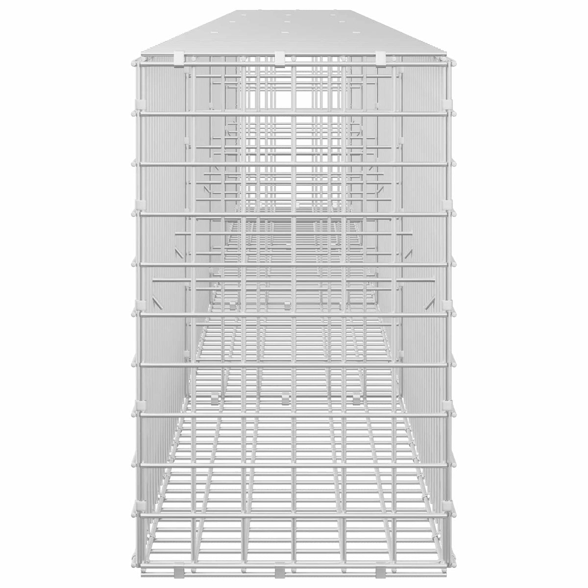 Γκαμπιόν με σύρμα 5 mm και πλέγμα 5x5 cm 400x30x50 εκ - Pakobazaar
