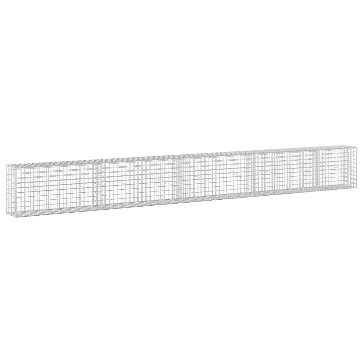 Γκαμπιόν με σύρμα 5 mm και πλέγμα 5x5 cm 450x30x50 εκ - Pakobazaar