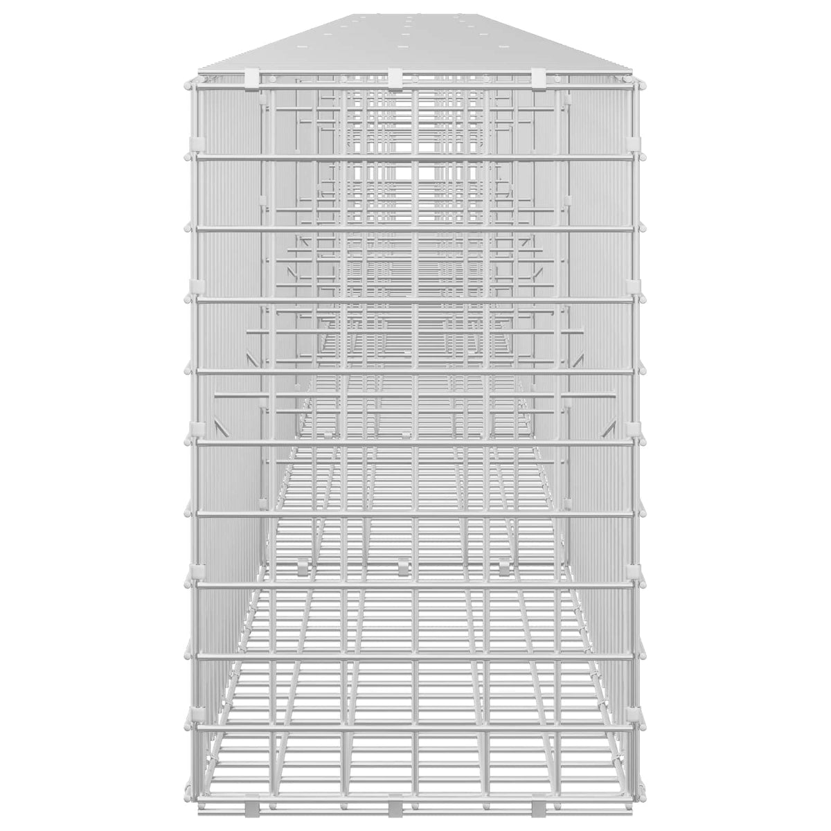Γκαμπιόν με σύρμα 5 mm και πλέγμα 5x5 cm 600x30x50 εκ - Pakobazaar