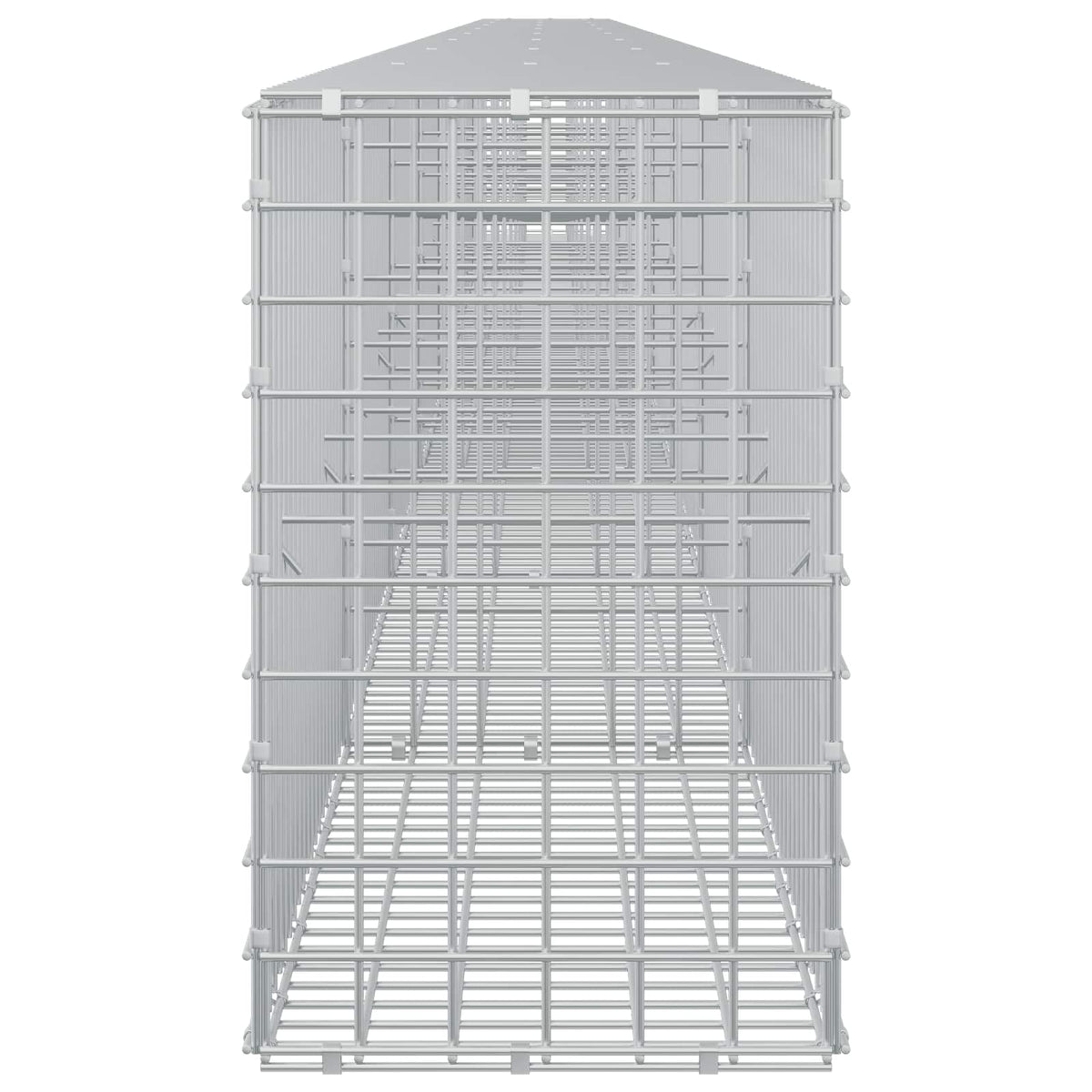 Γκαμπιόν με σύρμα 5 mm και πλέγμα 5x5 cm 850x30x50 εκ - Pakobazaar