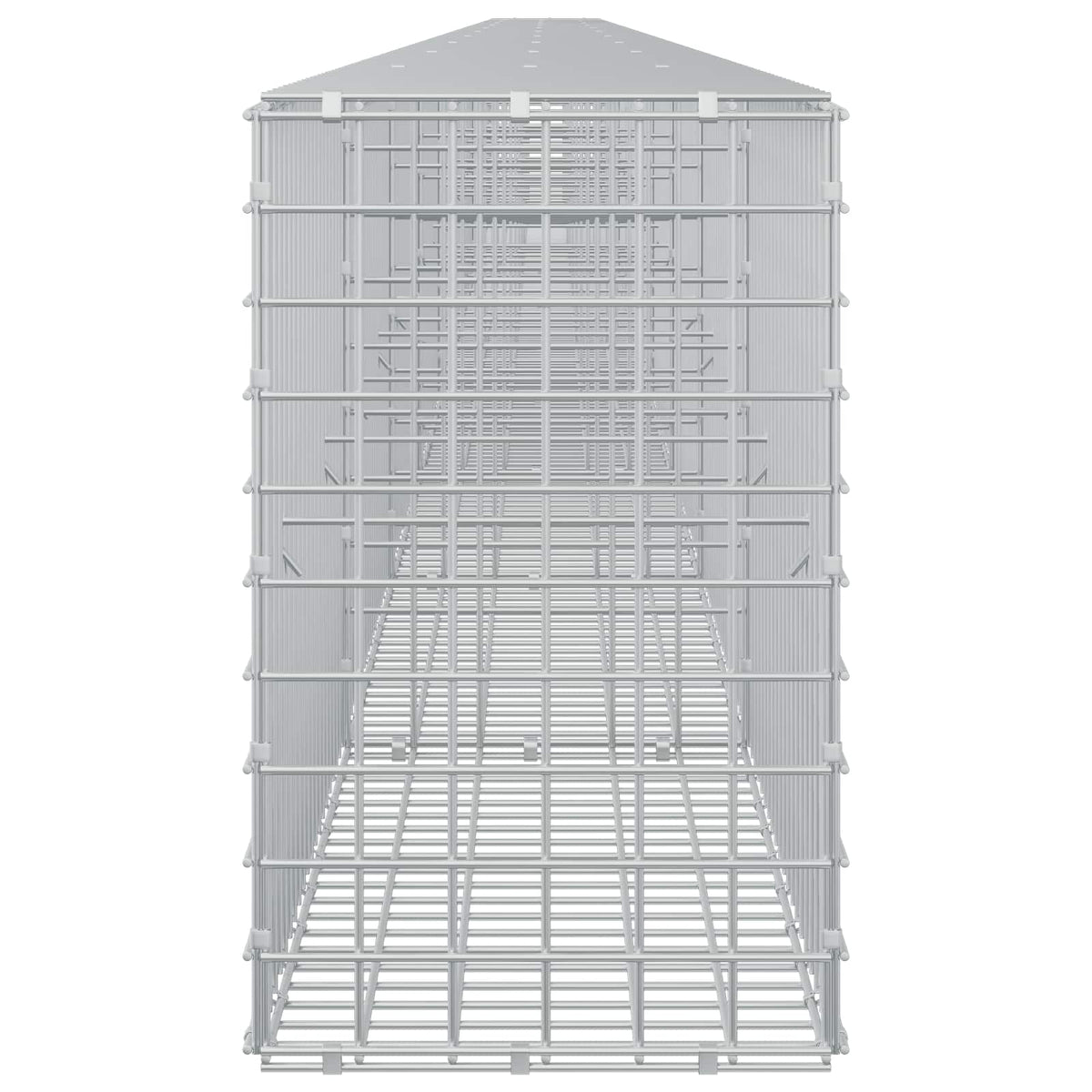 Γκαμπιόν με σύρμα 5 mm και πλέγμα 5x5 cm 1050x30x50 εκ - Pakobazaar