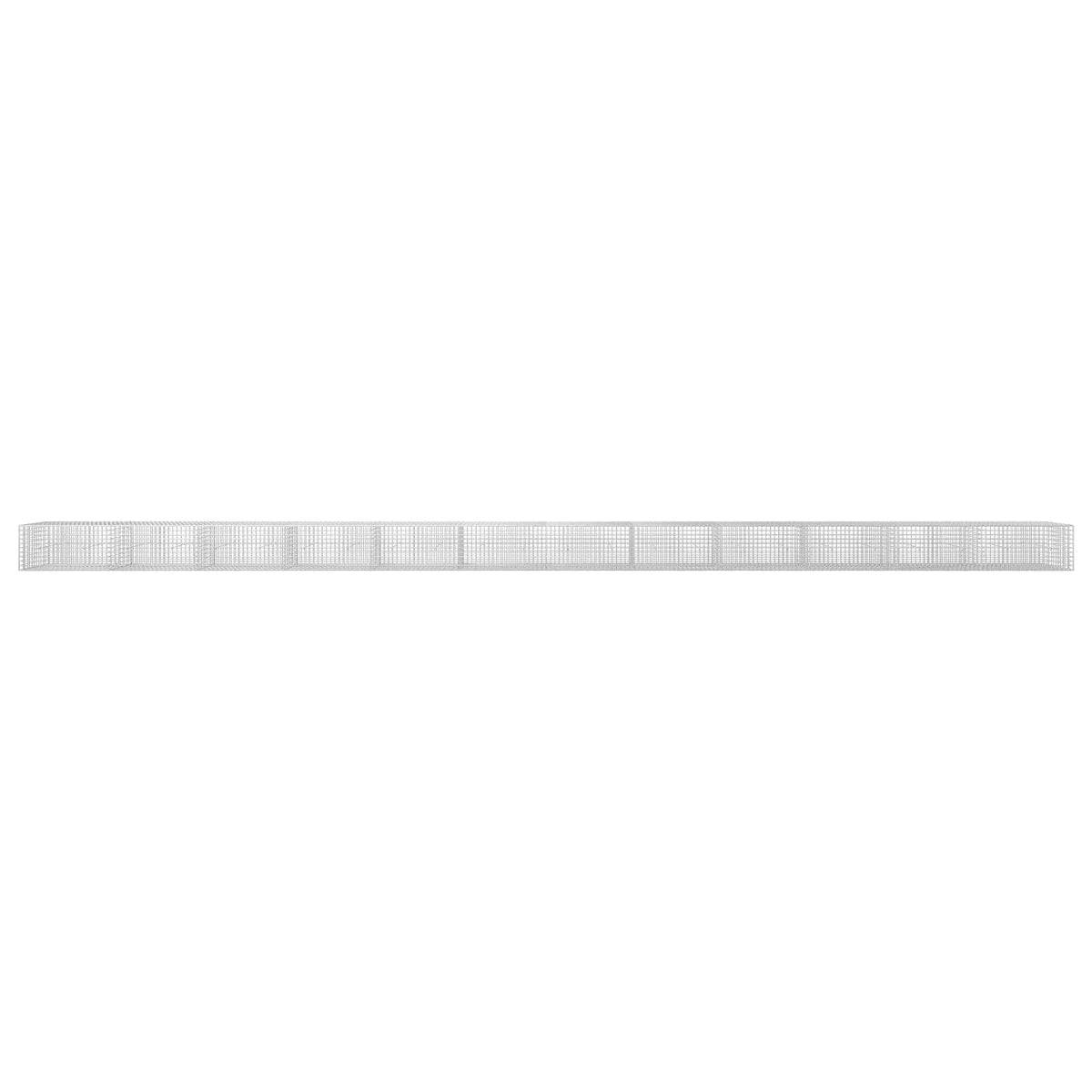 Γκαμπιόν με σύρμα 5 mm και πλέγμα 5x5 cm 1200x30x50 εκ