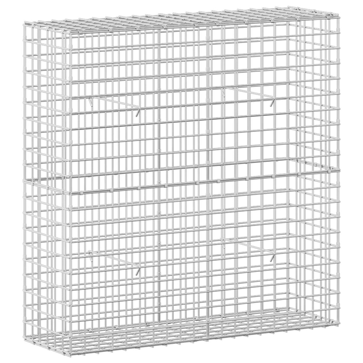 Γκαμπιόν με σύρμα 5 mm και πλέγμα 5x5 cm 100x30x100 εκ