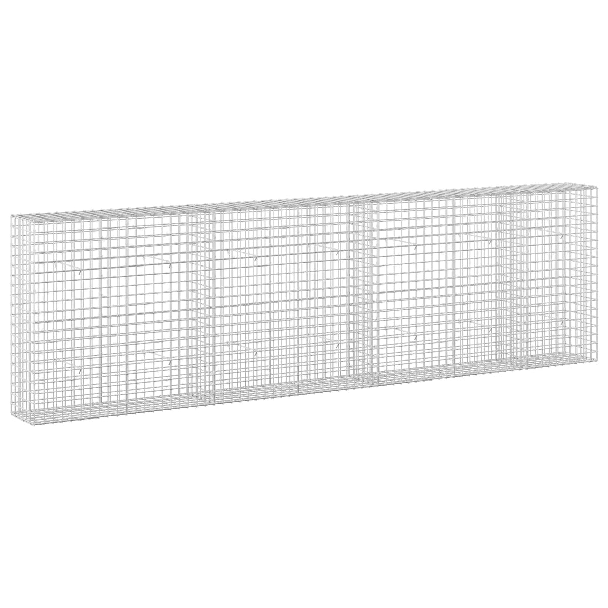 Γκαμπιόν με σύρμα 5 mm και πλέγμα 5x5 cm 350x30x100 εκ - Pakobazaar