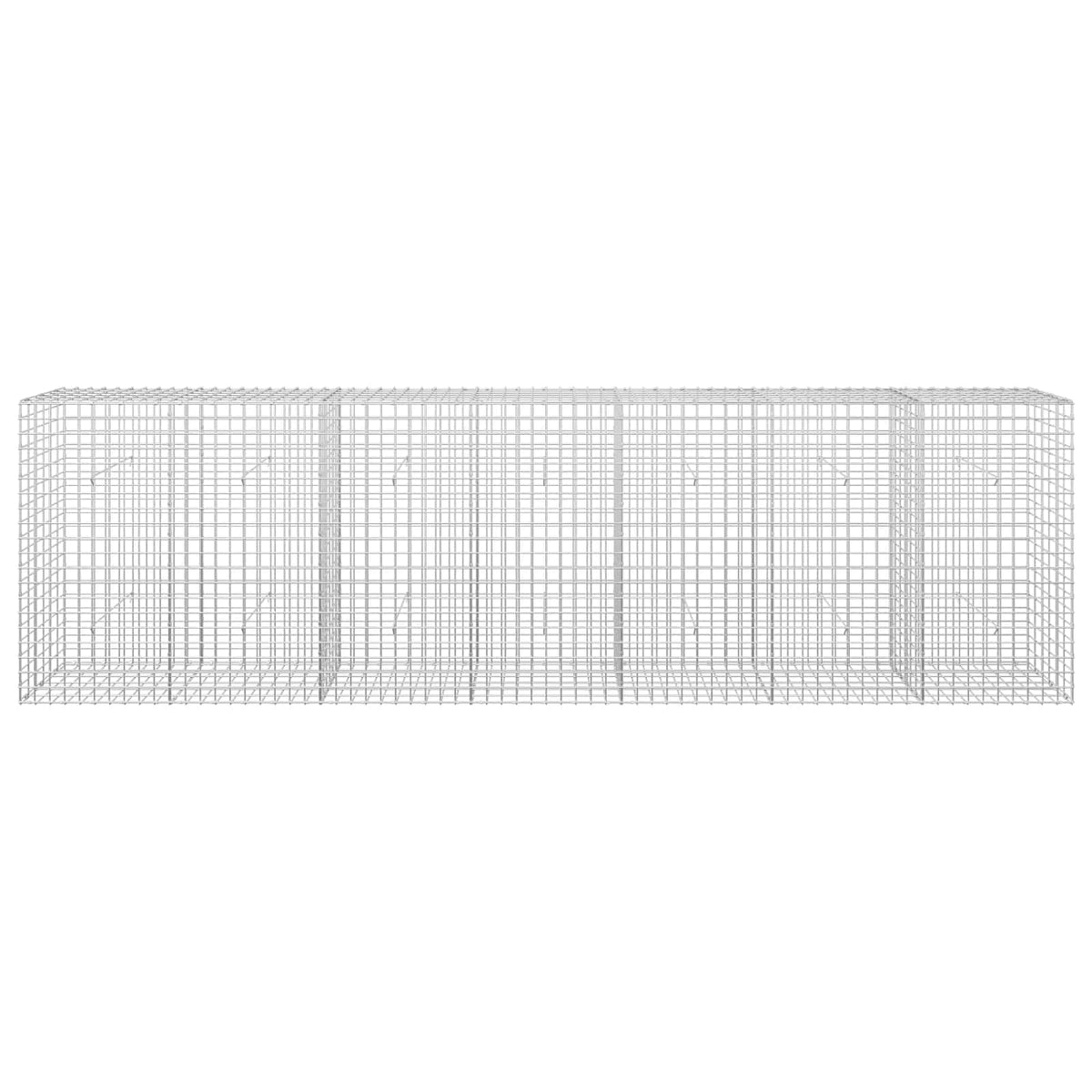 Γκαμπιόν με σύρμα 5 mm και πλέγμα 5x5 cm 350x30x100 εκ - Pakobazaar