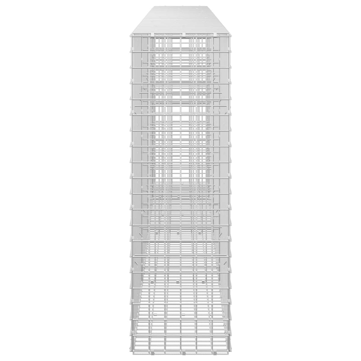 Γκαμπιόν με σύρμα 5 mm και πλέγμα 5x5 cm 350x30x100 εκ - Pakobazaar