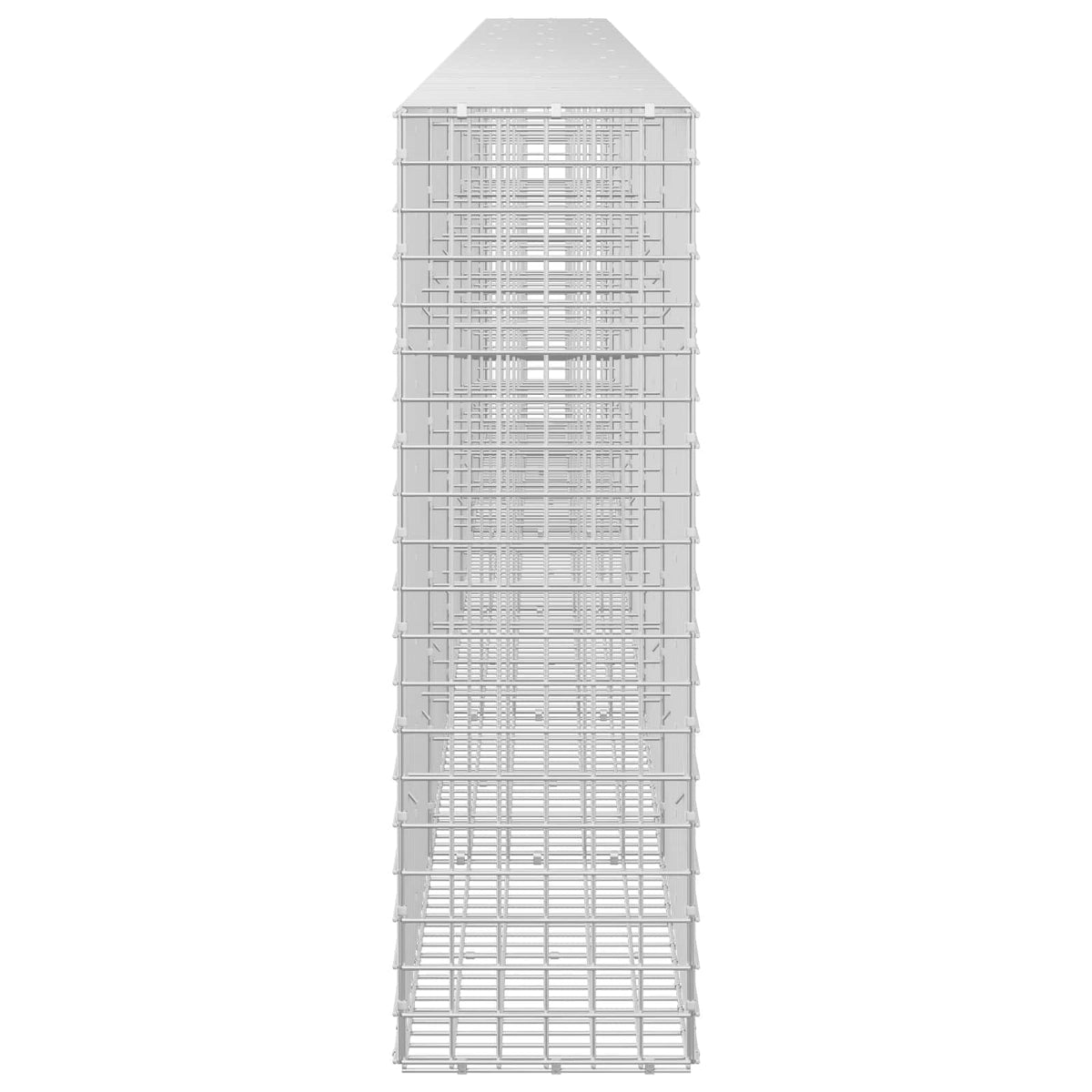 Γκαμπιόν με σύρμα 5 mm και πλέγμα 5x5 cm 600x30x100 εκ - Pakobazaar