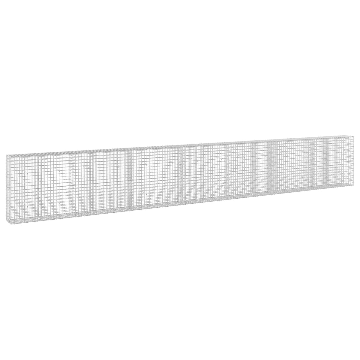Γκαμπιόν με σύρμα 5 mm και πλέγμα 5x5 cm 700x30x100 εκ