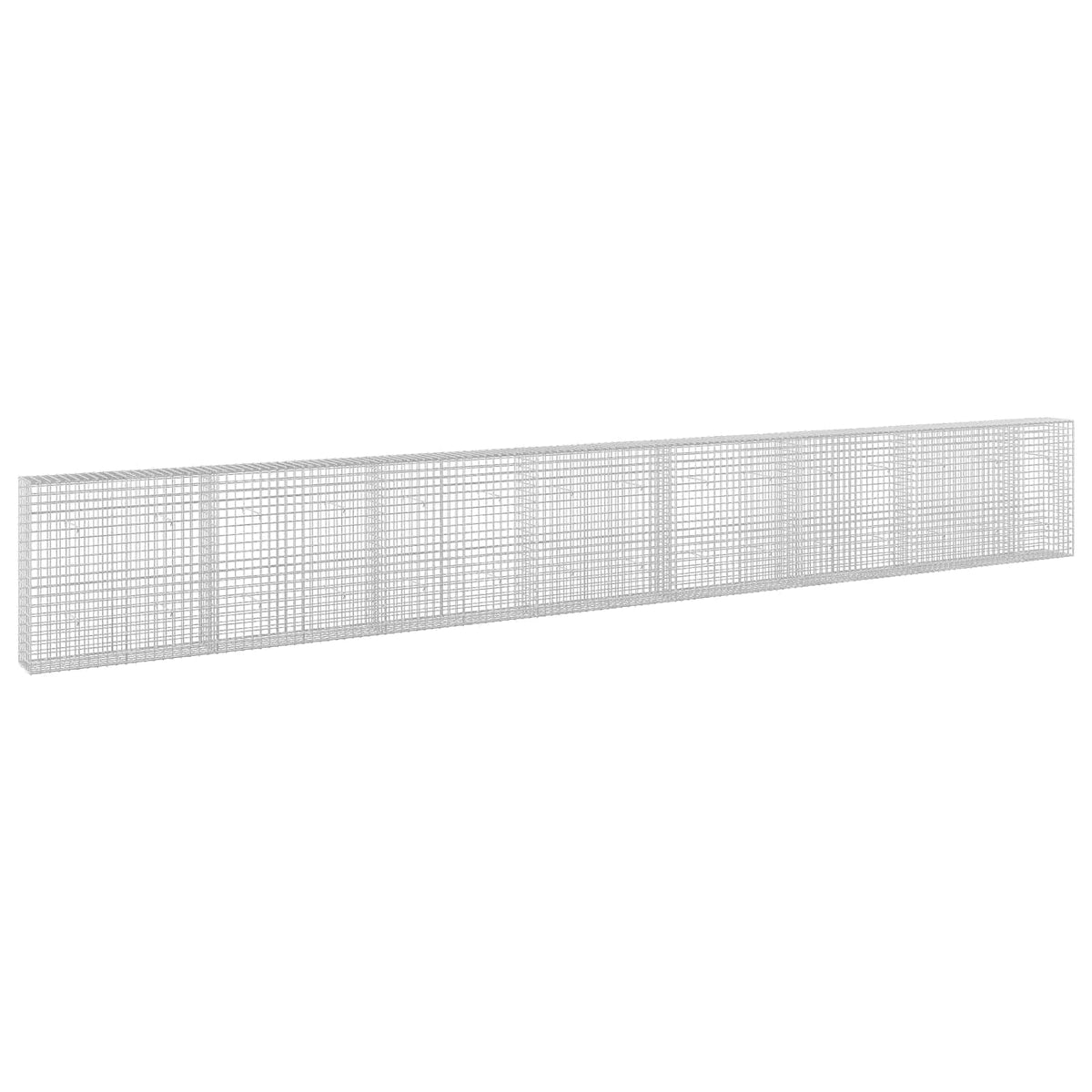 Γκαμπιόν με σύρμα 5 mm και πλέγμα 5x5 cm 750x30x100 εκ