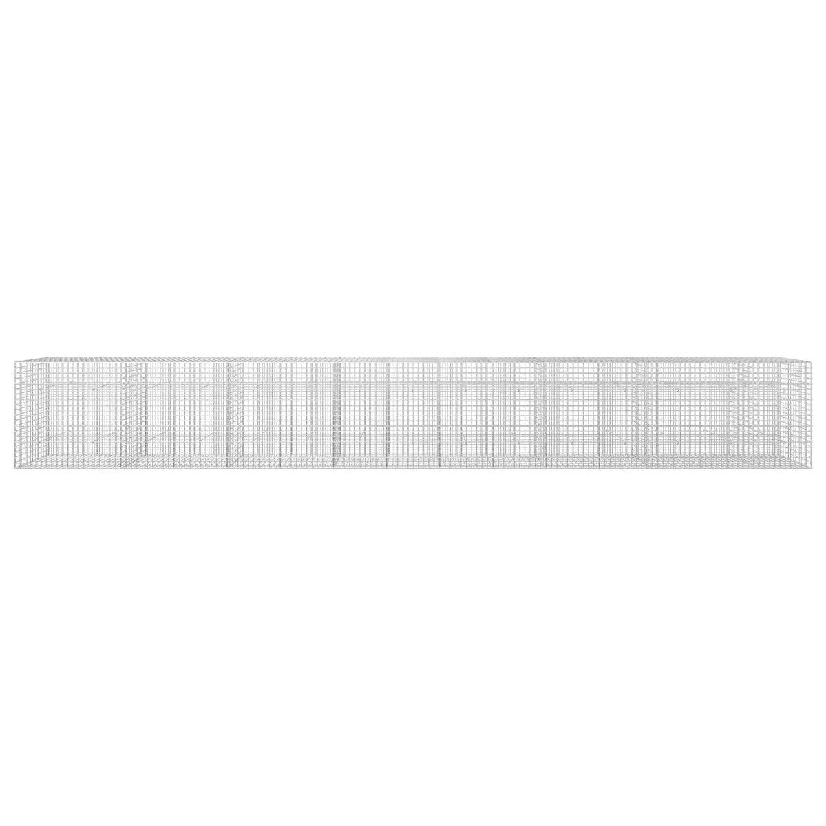 Γκαμπιόν με σύρμα 5 mm και πλέγμα 5x5 cm 750x30x100 εκ