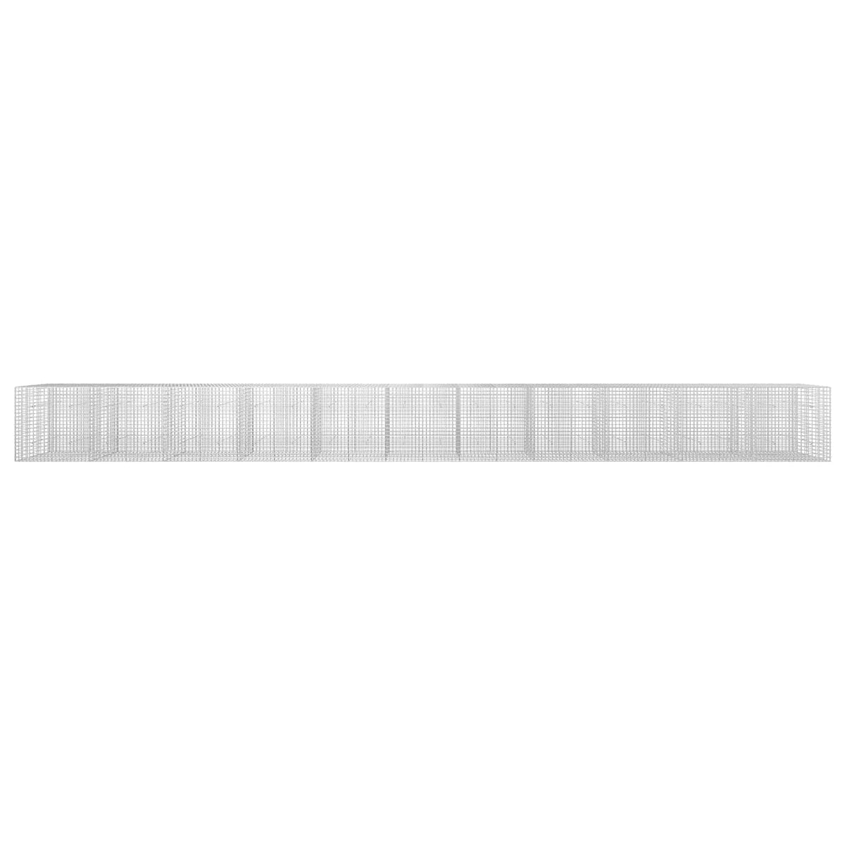 Γκαμπιόν με σύρμα 5 mm και πλέγμα 5x5 cm 1100x30x100 εκ - Pakobazaar
