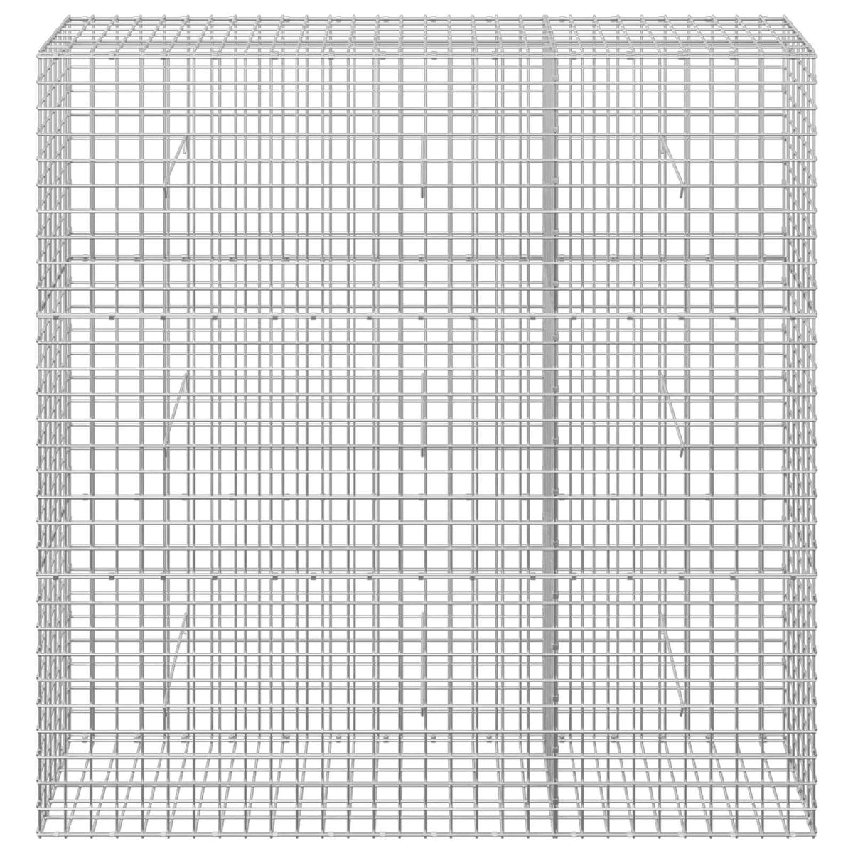 Γκαμπιόν με σύρμα 5 mm και πλέγμα 5x5 cm 150x30x150 εκ - Pakobazaar