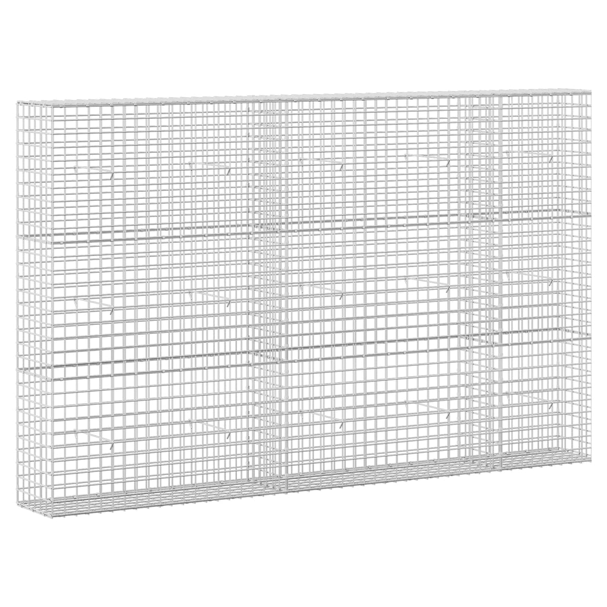 Γκαμπιόν με σύρμα 5 mm και πλέγμα 5x5 cm 250x30x150 εκ - Pakobazaar
