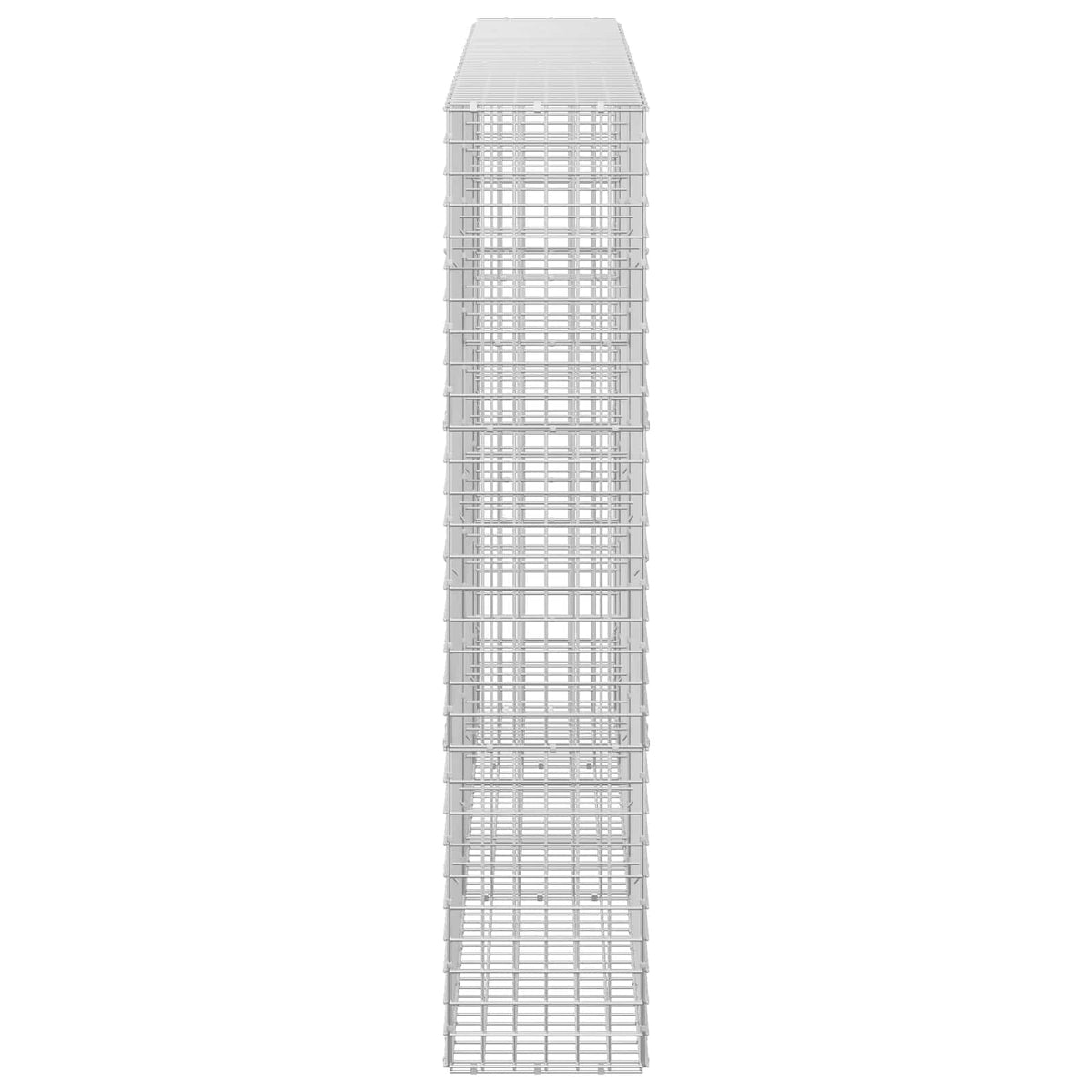 Γκαμπιόν με σύρμα 5 mm και πλέγμα 5x5 cm 250x30x150 εκ - Pakobazaar