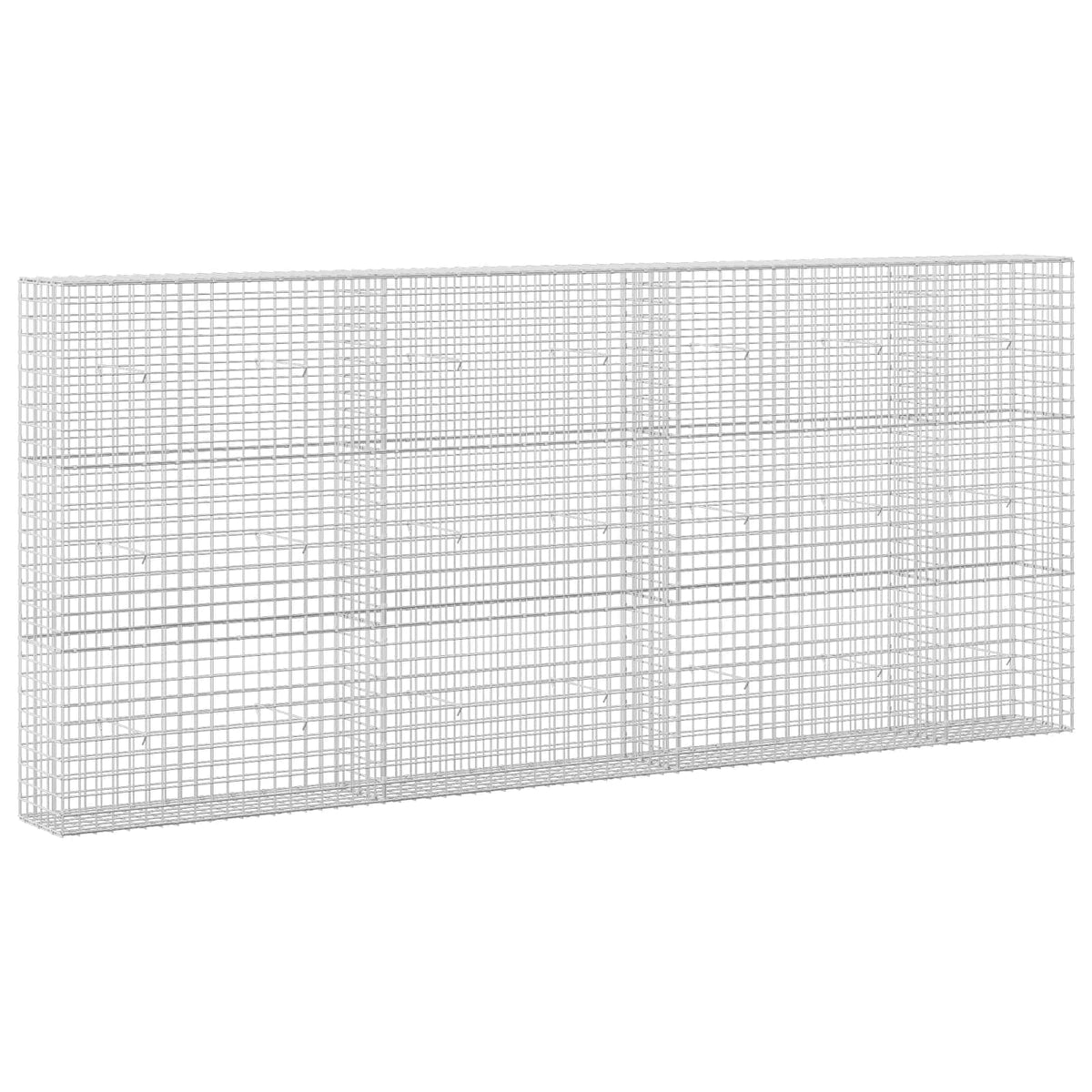 Γκαμπιόν με σύρμα 5 mm και πλέγμα 5x5 cm 350x30x150 εκ. - Pakobazaar