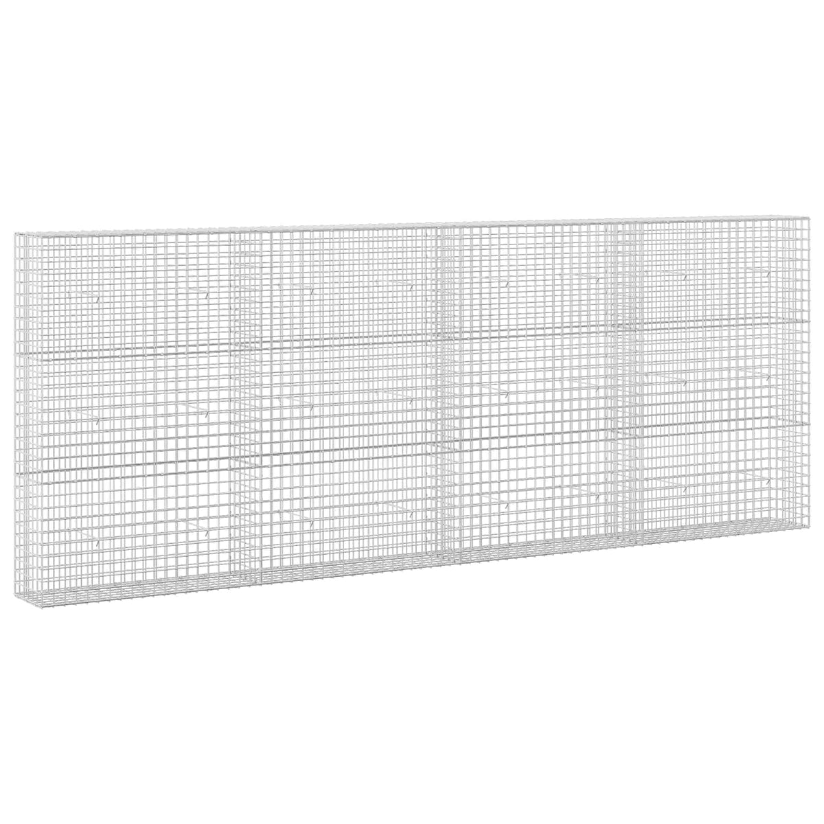 Γκαμπιόν με σύρμα 5 mm και πλέγμα 5x5 cm 400x30x150 εκ - Pakobazaar