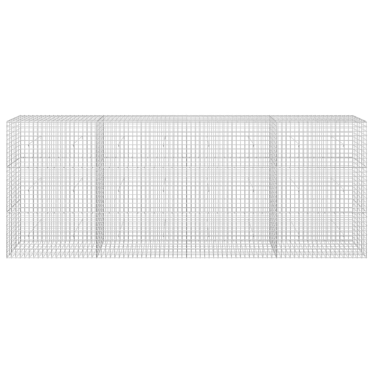 Γκαμπιόν με σύρμα 5 mm και πλέγμα 5x5 cm 400x30x150 εκ - Pakobazaar
