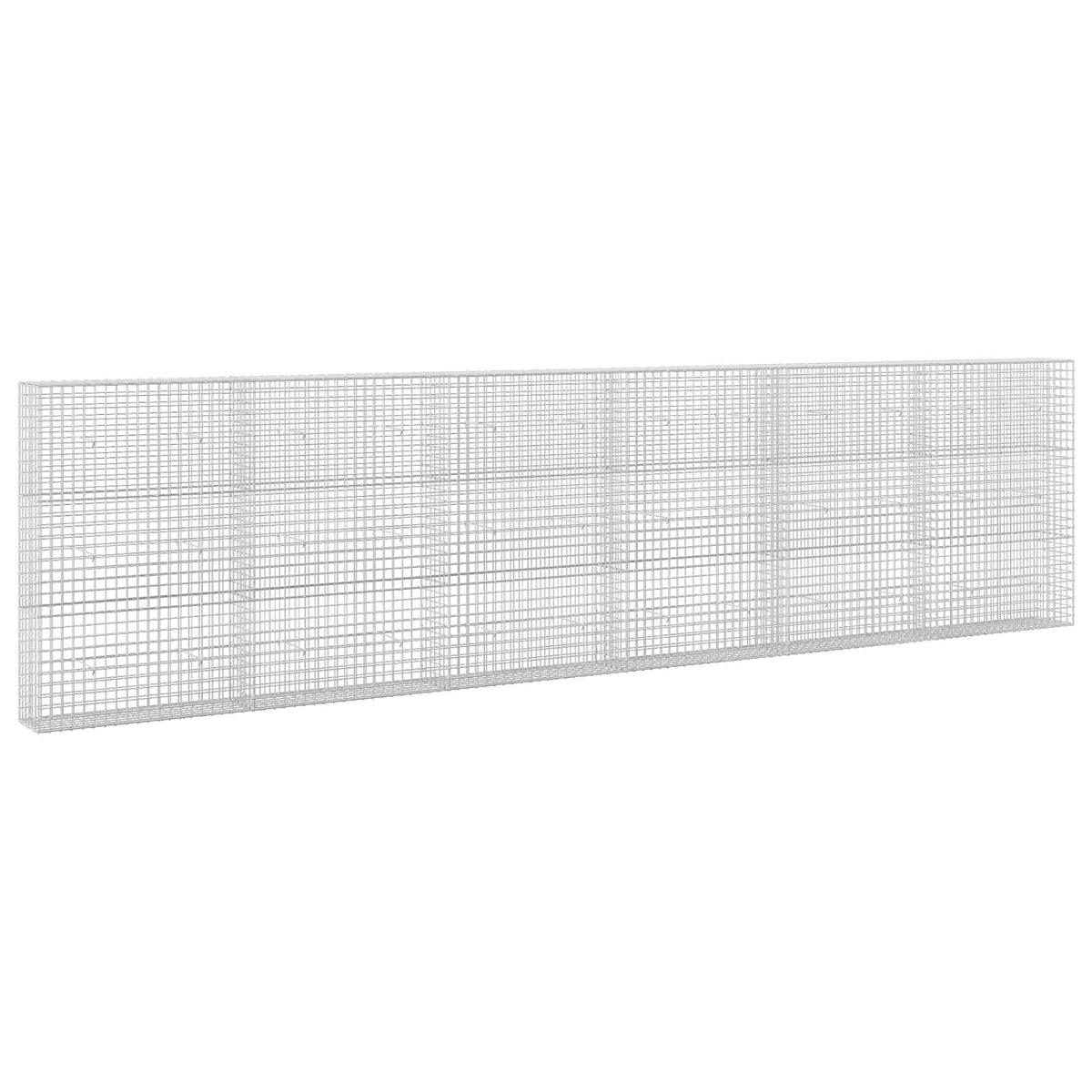 Γκαμπιόν με σύρμα 5 mm και πλέγμα 5x5 cm 600x30x150 εκ - Pakobazaar