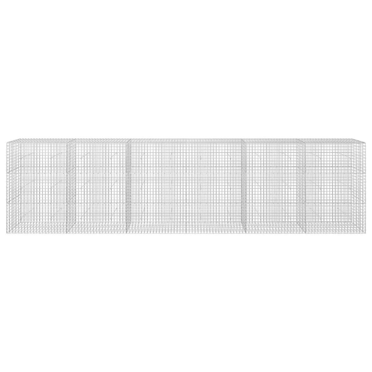 Γκαμπιόν με σύρμα 5 mm και πλέγμα 5x5 cm 600x30x150 εκ - Pakobazaar
