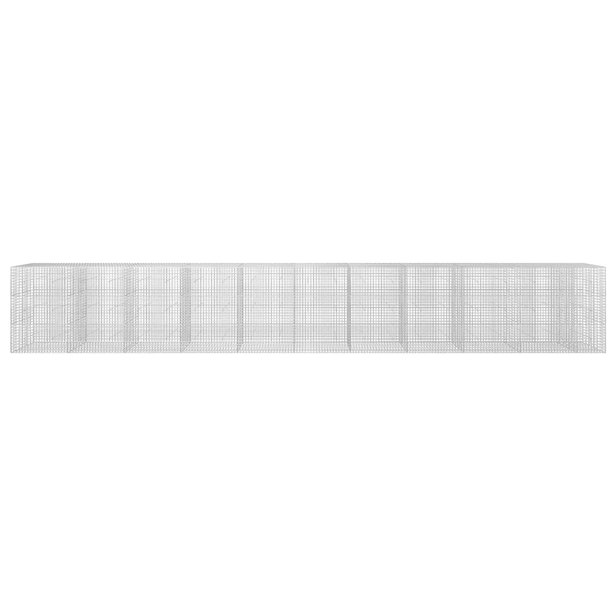 Γκαμπιόν με σύρμα 5 mm και πλέγμα 5x5 cm 1050x30x150 εκ.