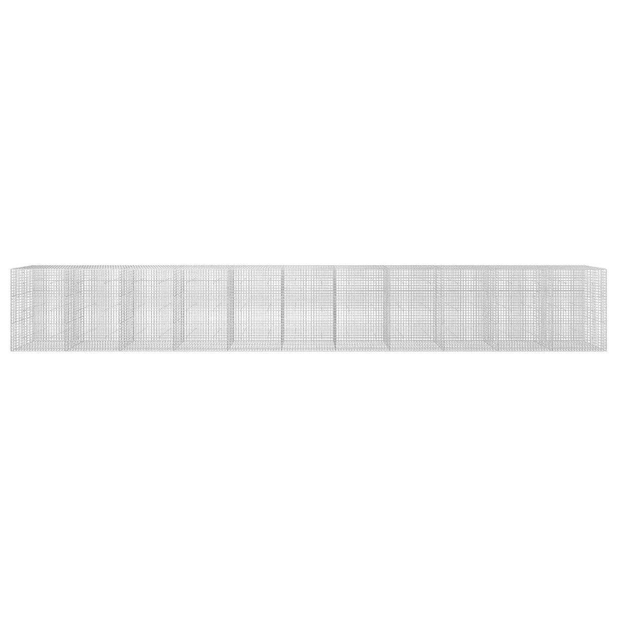 Γκαμπιόν με σύρμα 5 mm και πλέγμα 5x5 cm 1100x30x150 εκ